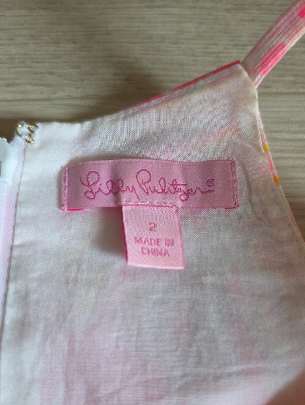 Lilly Pulitzer Pink & Yellow Floral Lace-Front Cami - Picture 2 of 6